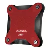 Ārējais SSD ADATA SD620 512 GB, USB 3.2 Gen 2 Micro-USB B, sarkans, silikona korpuss