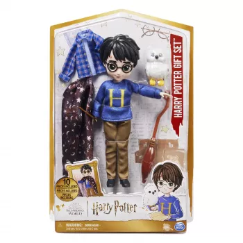 Wizarding World Harry Potter, 8 collu Harija Potera lelles komplekts ar Neredzamības apmetni un 5 aksesuāriem, bērnu rotaļlietas no 6 gadu vecuma