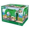 BRIO World 33649 galvenā stacija ar biļešu automātu, zaļa/pelēka