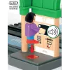 BRIO World 33649 galvenā stacija ar biļešu automātu, zaļa/pelēka
