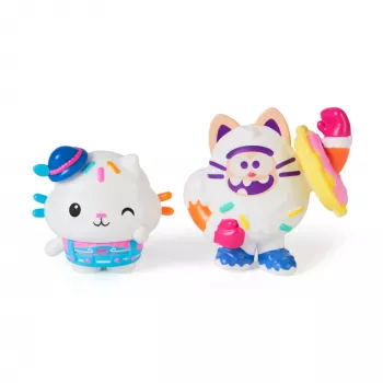 Gabija's Dollhouse: Filma, Cakey Cat & Cookie Bobby, rotaļu figūras ar 2 aksesuāriem, bērnu rotaļlietas meitenēm un zēniem no 3 gadu vecuma