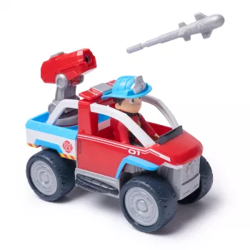 Spin Master Paw Patrol Fire Rescue Ridera glābšanas kvadracikls ar drona palaidēju un Ridera figūriņu