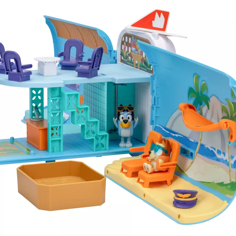Lidlauka un lidmašīnas Moose Toys Bluey 3-in-1 Lidmašīnas rotaļu komplekts Daudzkrāsains