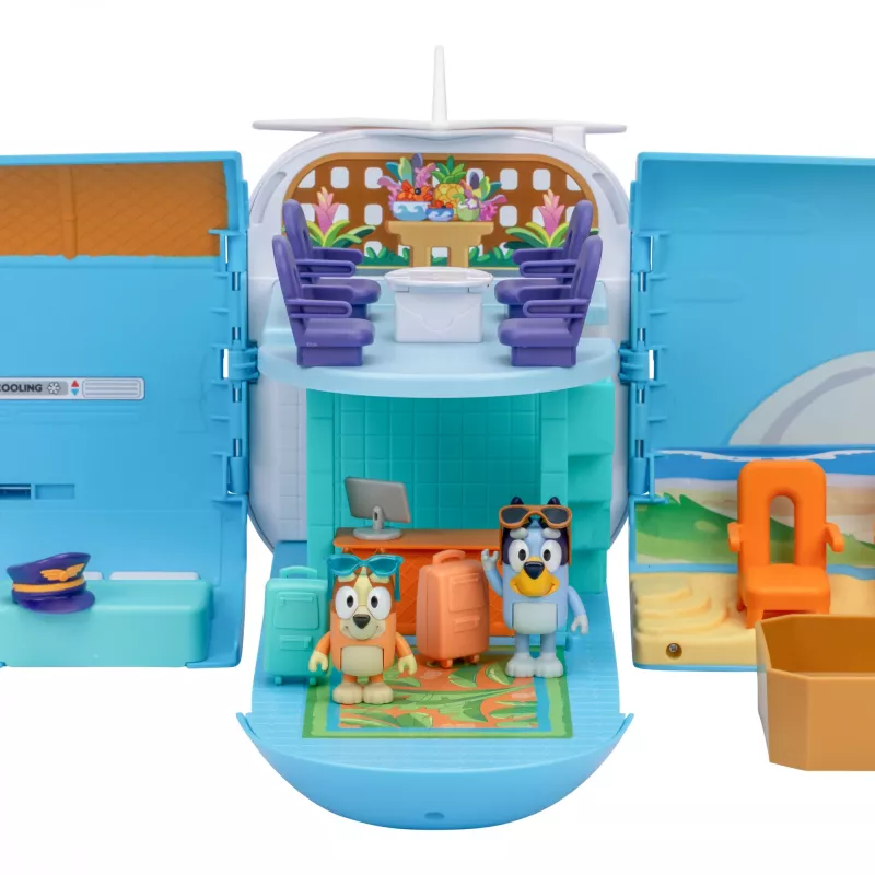 Lidlauka un lidmašīnas Moose Toys Bluey 3-in-1 Lidmašīnas rotaļu komplekts Daudzkrāsains