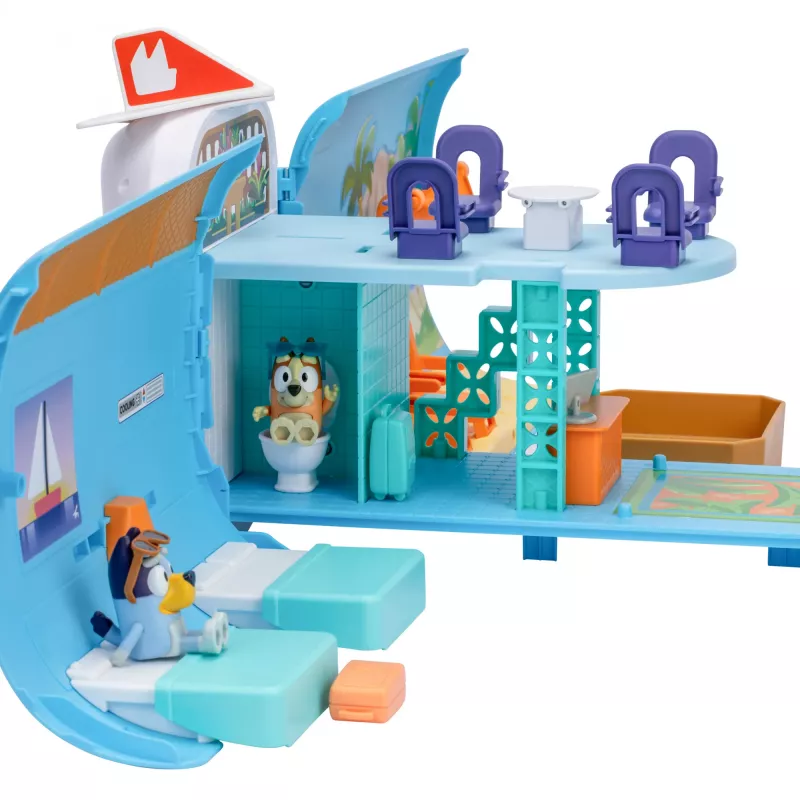 Lidlauka un lidmašīnas Moose Toys Bluey 3-in-1 Lidmašīnas rotaļu komplekts Daudzkrāsains