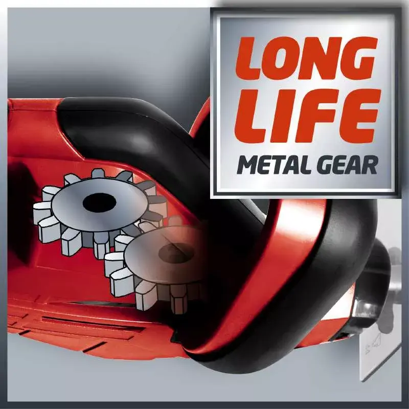 Dzīvžoga šķēres Einhell GE-CH 1846 Li Kit dubultā asmens 2.3 kg