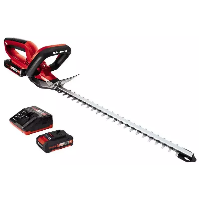 Dzīvžoga šķēres Einhell GE-CH 1846 Li Kit dubultā asmens 2.3 kg