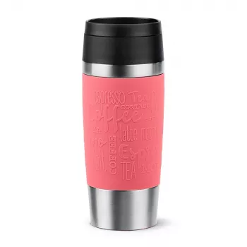 EMSA Travel Mug Classic 360 ml koraļļu nerūsējošā tērauda ceļojumu krūze