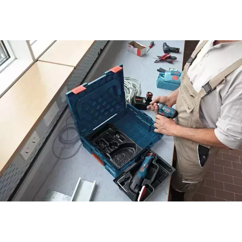 Bosch 1 600 A01 9YY nodalījumu komplekts uzglabāšanas kastēm, melns