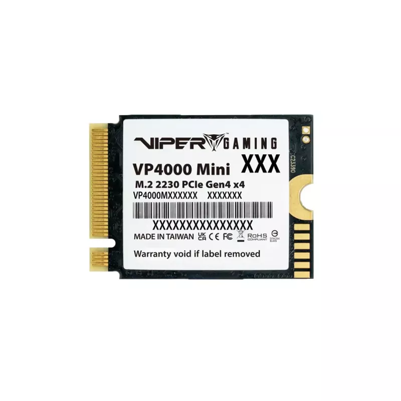 SSD disks Patriot Memory 1 TB M.2 PCI Express 4.0 NVMe VP4000 Mini