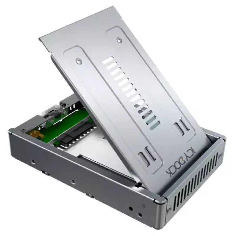 Icy Dock MB982SP-1S 2,5 / 3,5 collu SATA SSD / HDD adapteris, sudraba krāsā