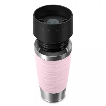 EMSA Travel Mug Waves 360 ml rozā nerūsējošā tērauda ceļojumu krūze