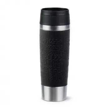 EMSA Travel Mug Classic N2022000 ceļojuma krūze 500 ml, melna, nerūsējošais tērauds