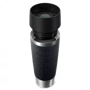 EMSA Travel Mug Classic N2022000 ceļojuma krūze 500 ml, melna, nerūsējošais tērauds
