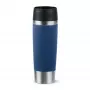 EMSA Travel Mug Classic N2022100 ceļojumu krūze 500 ml, melna, zila, nerūsējošais tērauds