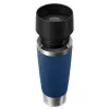 EMSA Travel Mug Classic N2022100 ceļojumu krūze 500 ml, melna, zila, nerūsējošais tērauds
