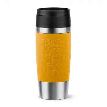EMSA Travel Mug Classic 360 ml dzeltena nerūsējošā tērauda ceļojumu krūze