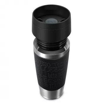 EMSA Travel Mug Classic N2020200 ceļojumu krūze 360 ml Melns, Nerūsējošais tērauds
