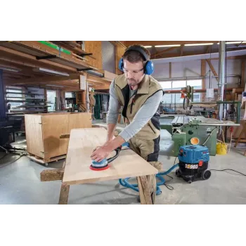 Bosch GET 75-150 Professional Ekscentriskā Slīpmašīna 7300 RPM 14600 OPM Melna, Zila 750 W