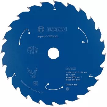 Zāģa asmens ripzāģim Bosch 2608644510, diametrs 18,4 cm, TCT, 1 gab.
