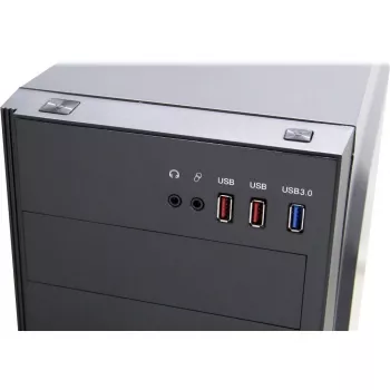 INTER-TECH B-42 RGB - ATX korpuss ar logu