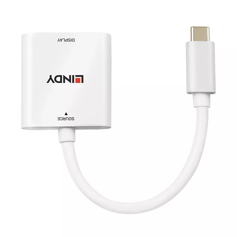 Pārveidotājs USB-C uz HDMI Lindy 43339 Melns