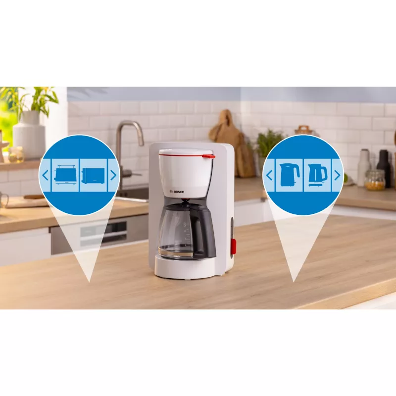 Bosch TKA3M131 kafijas automāts pilienveida, manuāls, 1.25 L