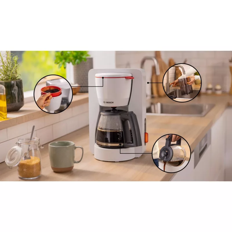 Bosch TKA3M131 kafijas automāts pilienveida, manuāls, 1.25 L