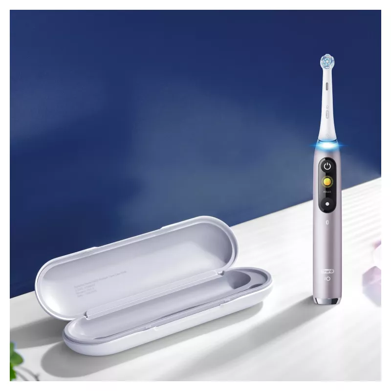 Oral-B iO Series 9n pieaugušo rotējošā-oscilējošā zobu birste, roza