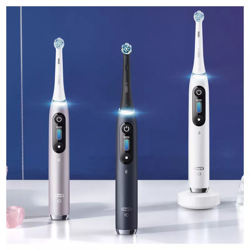 Oral-B iO Series 9n pieaugušo rotējošā-oscilējošā zobu birste, roza
