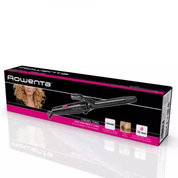 Rowenta Curler 2 CF2119 lokšķēres matu veidošanai, keramikas sildelements, 25 W, 1.8 m, melna