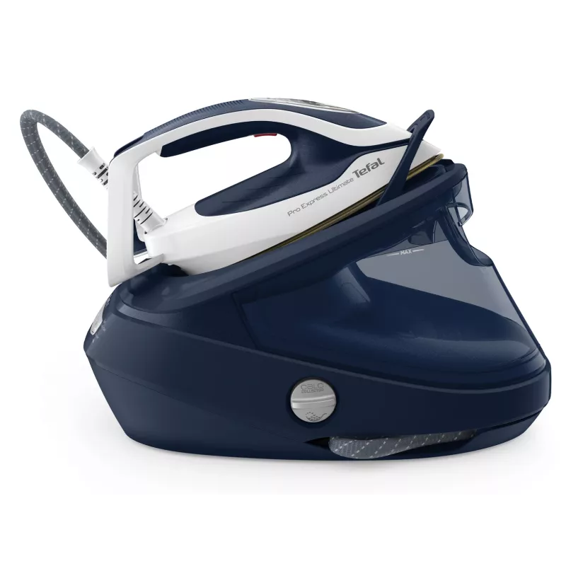 Tefal Pro Express Ultimate II GV9720 1,2 L Durilium Airglide Autoclean Ultra Thin gludeklis zils, balts