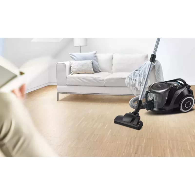 Bosch Serie 6 BGC41XSIL putekļsūcējs 2.4 L cilindrisks sausai tīrīšanai 700 W bez maisa