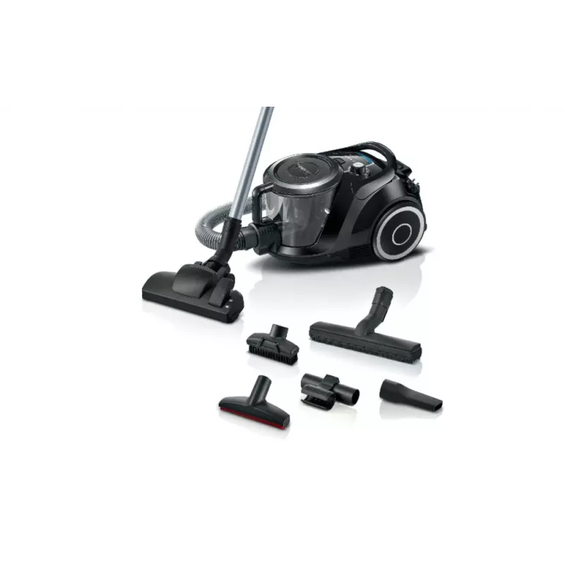 Bosch Serie 6 BGC41XSIL putekļsūcējs 2.4 L cilindrisks sausai tīrīšanai 700 W bez maisa