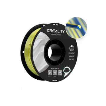 CREALITY 3D Filaments PLA Silk Zelta Sudrabs 1.75mm 1kg