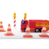 Siku Dāvanu komplekts Ugunsdzēsēji, ugunsdzēsēju mašīna, 3 gadi, Metāls, Plastmasa, Melns, Oranžs, Sarkans, Balts
