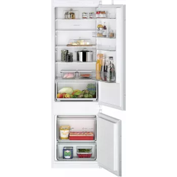 Siemens iQ100 KI87VNSE0 ledusskapis-saldētājs iebūvējamais 270 L Balts