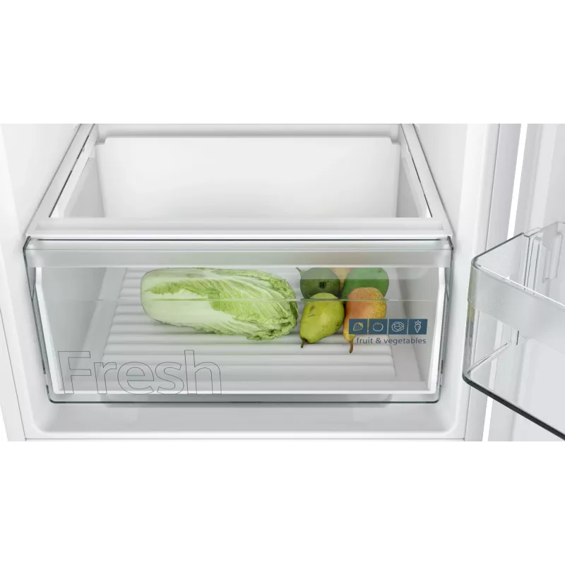 Siemens iQ100 KI87VNSE0 ledusskapis-saldētājs iebūvējamais 270 L Balts