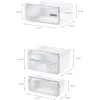 Siemens iQ100 KI87VNSE0 ledusskapis-saldētājs iebūvējamais 270 L Balts