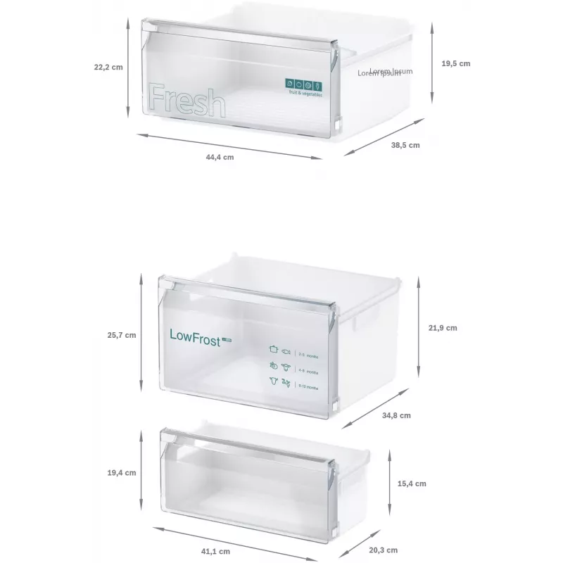 Siemens iQ100 KI87VNSE0 ledusskapis-saldētājs iebūvējamais 270 L Balts