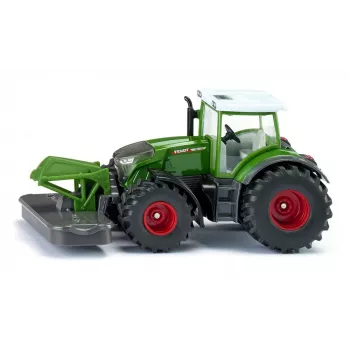 Siku Fendt 942 Vario traktors ar priekšējo pļaujmašīnu 1:50 salikts modelis