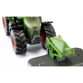 Siku Fendt 942 Vario traktors ar priekšējo pļaujmašīnu 1:50 salikts modelis
