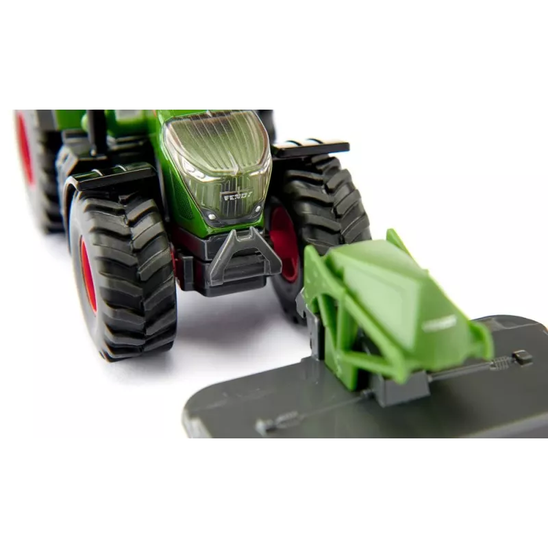 Siku Fendt 942 Vario traktors ar priekšējo pļaujmašīnu 1:50 salikts modelis