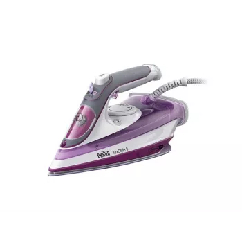 Braun TexStyle 5 SI 5037 VI tvaika gludeklis ar keramikas zoli, 2700 W, violets