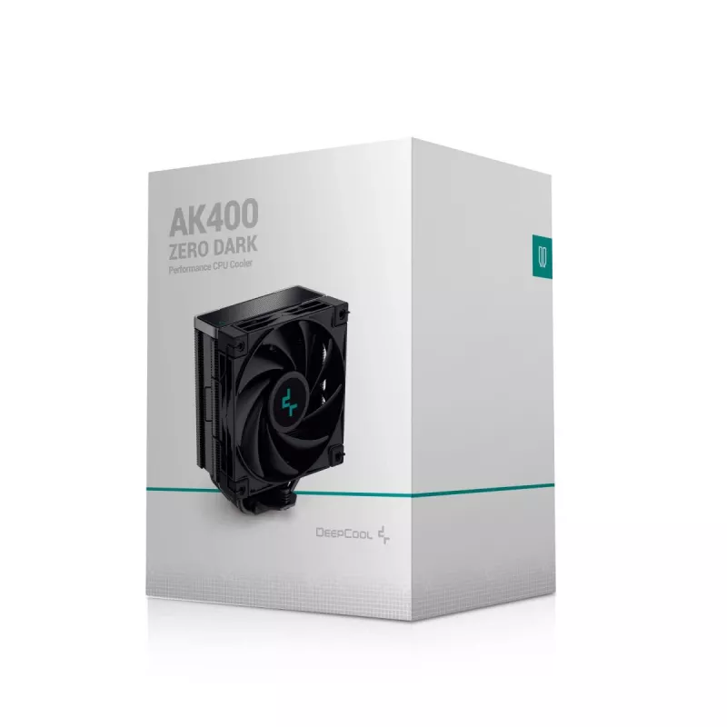 DEEPCOOL AK400 Zero Dark procesora dzesētājs 12 cm - melns