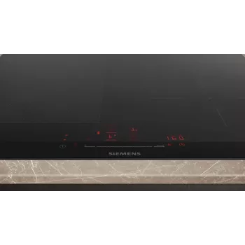 Siemens iQ700 EX675HEC1E iebūvējamā indukcijas plīts virsma, melna, 60 cm, 4 zonas