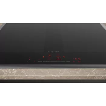Siemens iQ700 EX645HXC1E indukcijas plīts virsma, iebūvējama, 60 cm, 4 zonas, melna
