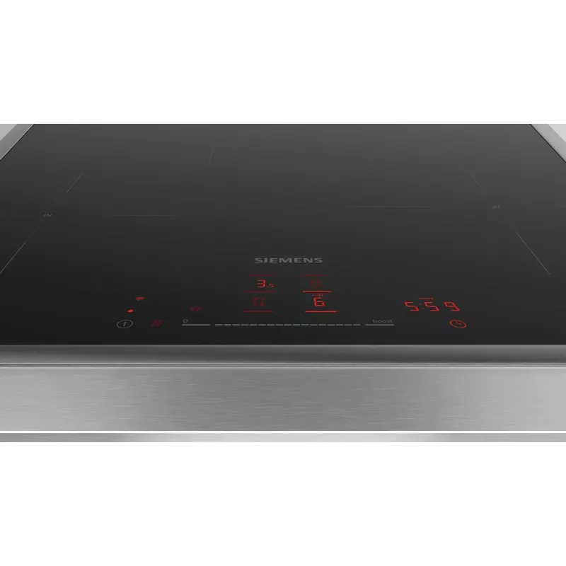 Siemens iQ300 EH645HFB1E iebūvējamā indukcijas plīts virsma, melna, 60 cm, 4 zonas
