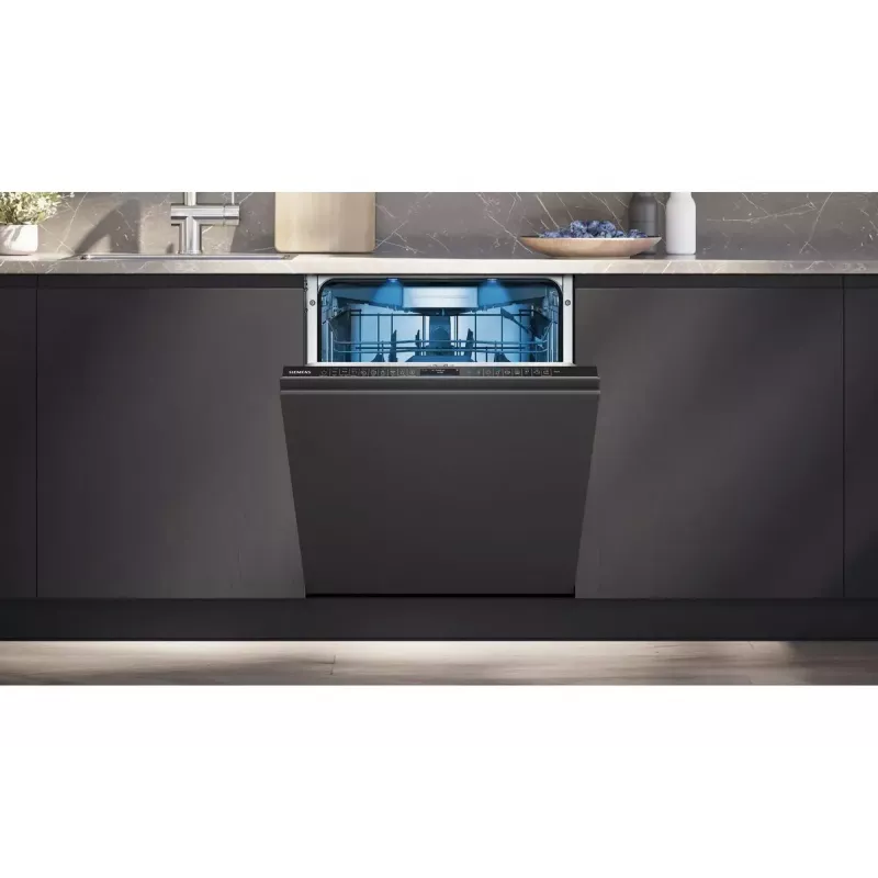 Siemens iQ700 SN87TX00CE trauku mazgājamā mašīna, pilnībā iebūvējama, 14 komplekti