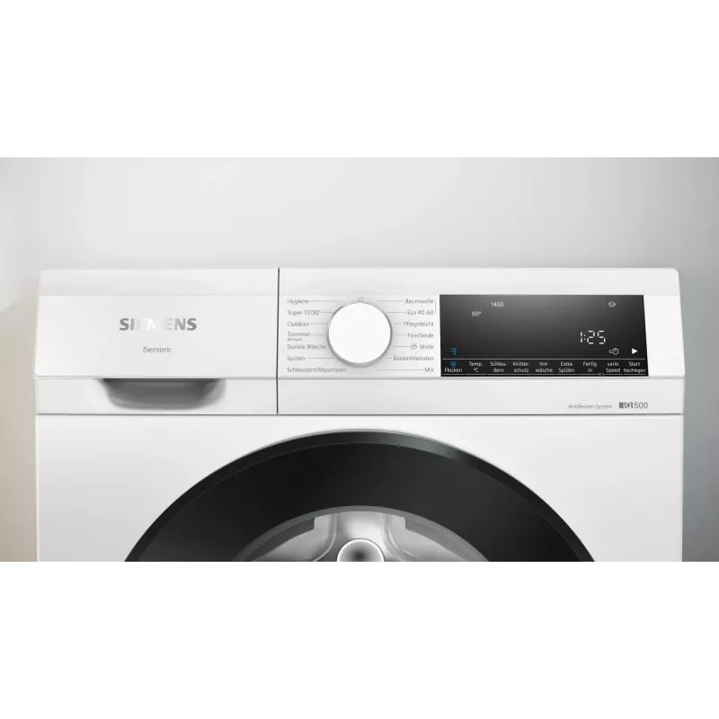 Siemens iQ500 WG34G2070 veļas mazgājamā mašīna, priekšējā ielāde, 8 kg, 1400 apgr./min, balta